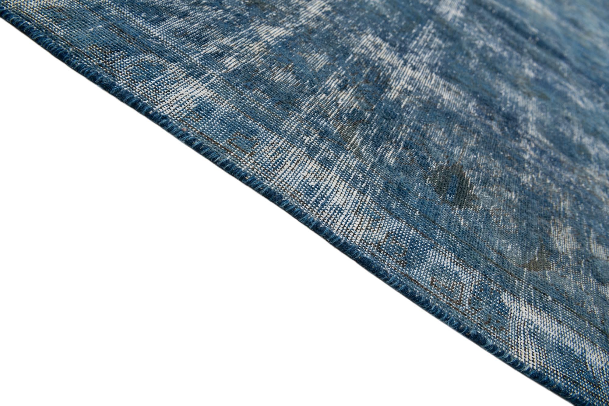 9' 5 x 11' 9 Hand Knotted Ultra Vintage Persian Wool Rug