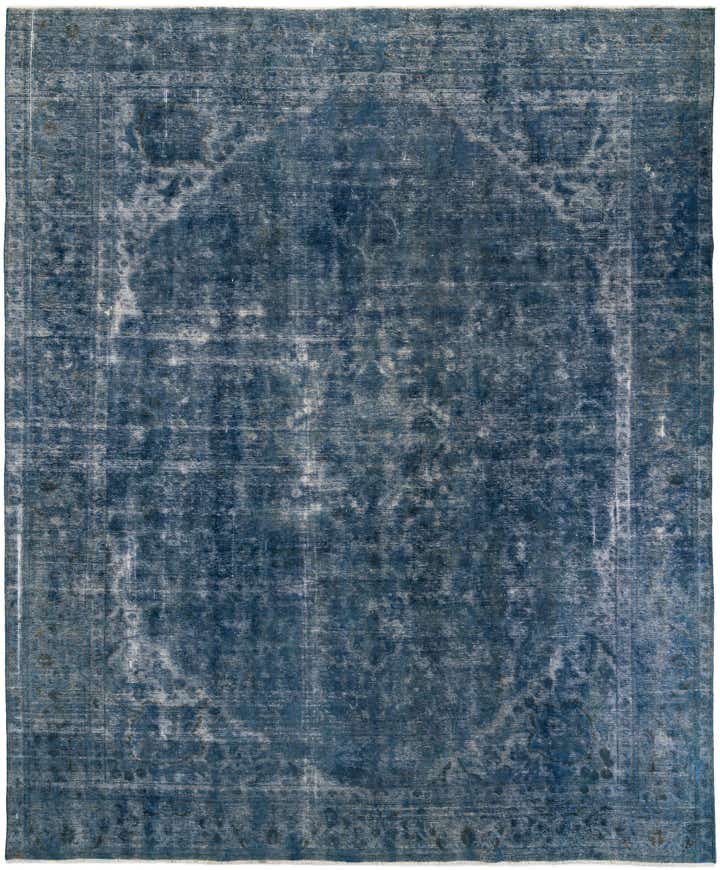 9' 5 x 11' 9 Hand Knotted Ultra Vintage Persian Wool Rug