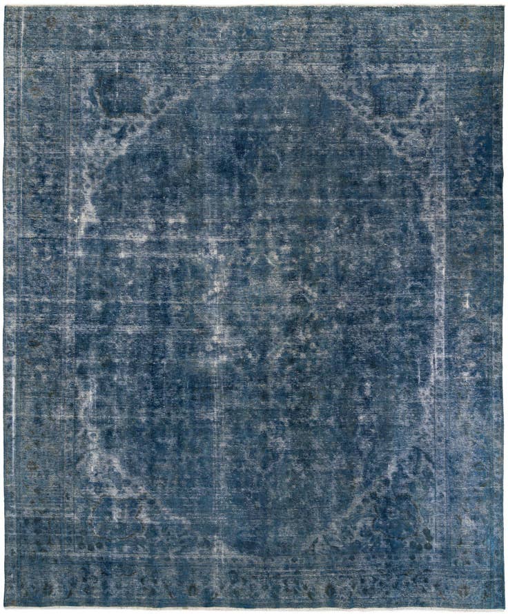 Detail image of 9' 5 x 11' 9 Hand Knotted Ultra Vintage Persian Wool Rug