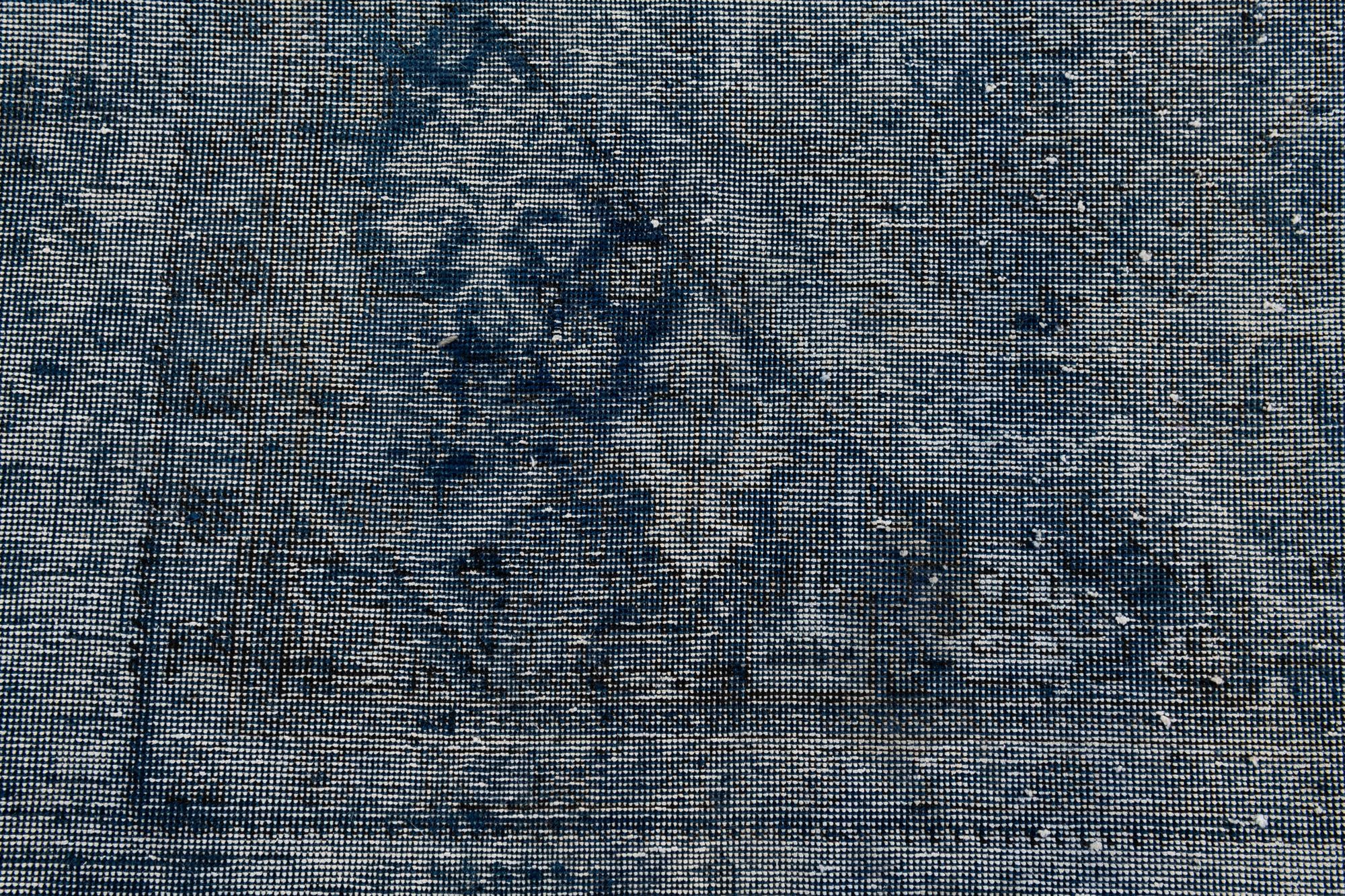 7' 10 x 11' 1 Hand Knotted Ultra Vintage Persian Wool Rug
