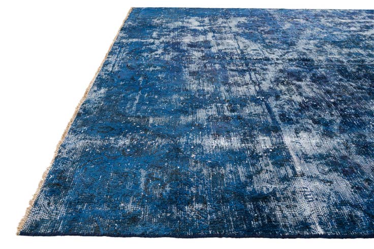 Detail image of 6' 2 x 9' 7 Hand Knotted Ultra Vintage Persian Wool Rug