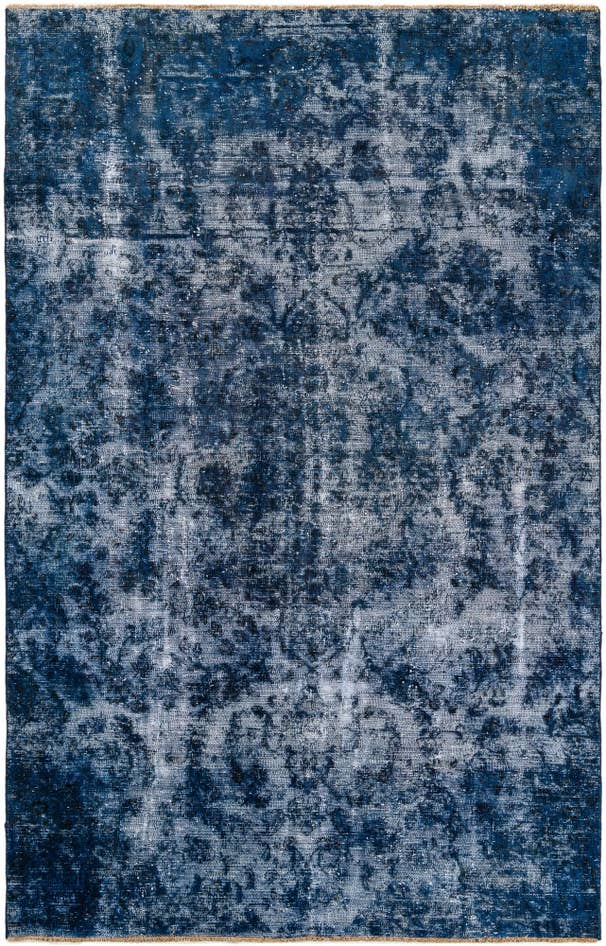 Detail image of 6' 2 x 9' 7 Hand Knotted Ultra Vintage Persian Wool Rug
