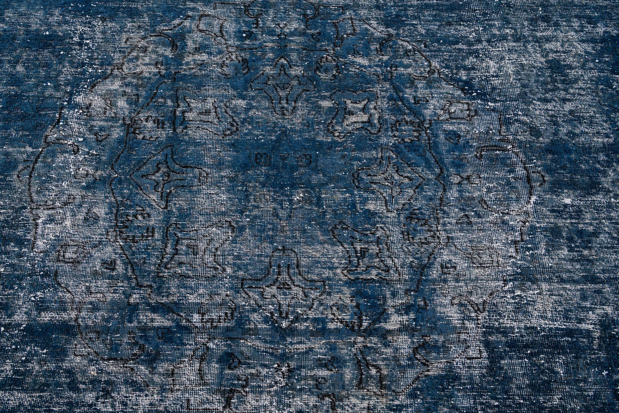 9' x 12' Hand Knotted Ultra Vintage Persian Wool Rug