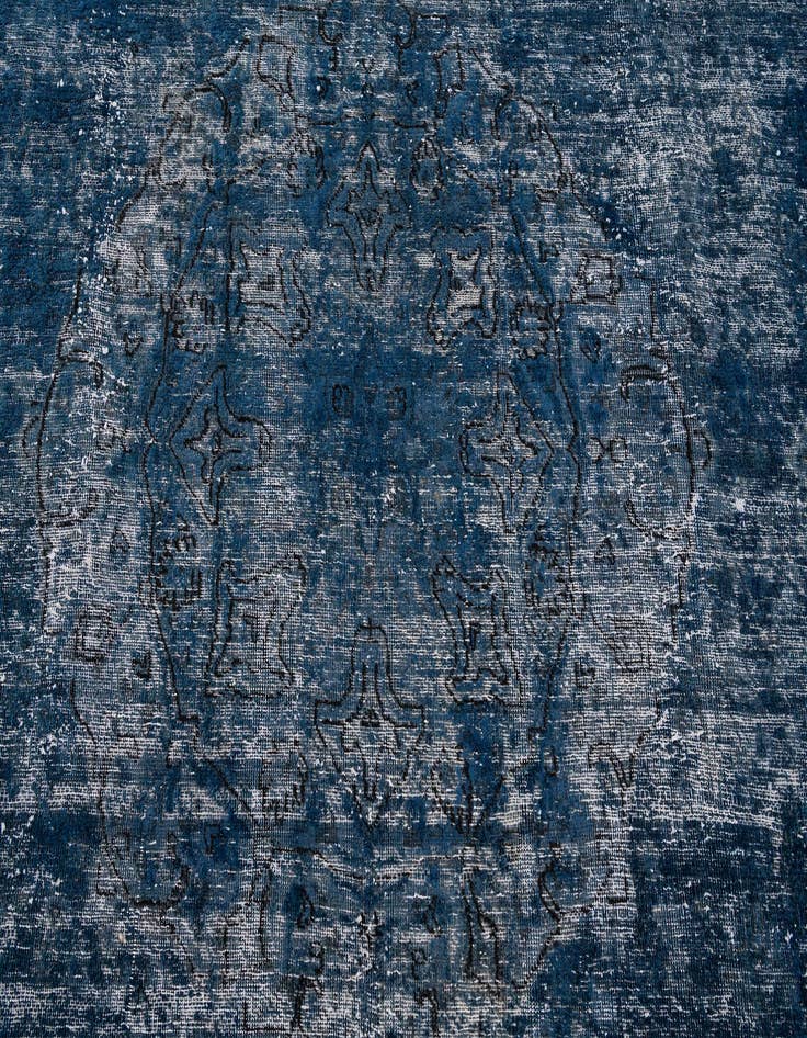 Detail image of 9' x 12'  Hand Knotted Ultra Vintage Persian Wool Rug