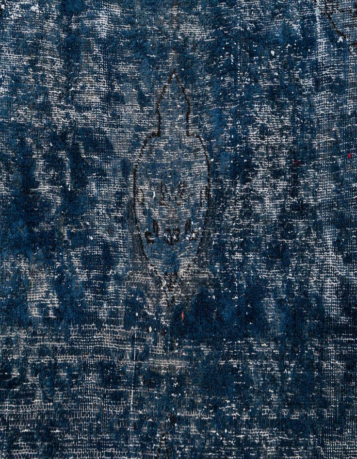 Detail image of 9' x 12'  Hand Knotted Ultra Vintage Persian Wool Rug