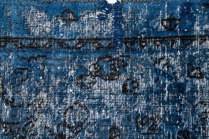 9' x 12' Hand Knotted Ultra Vintage Persian Wool Rug