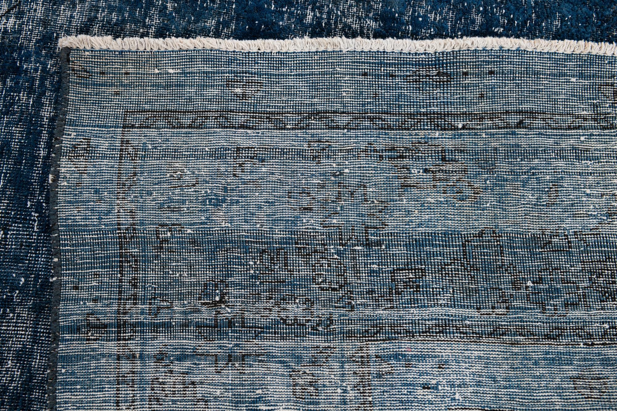 9' x 12' Hand Knotted Ultra Vintage Persian Wool Rug