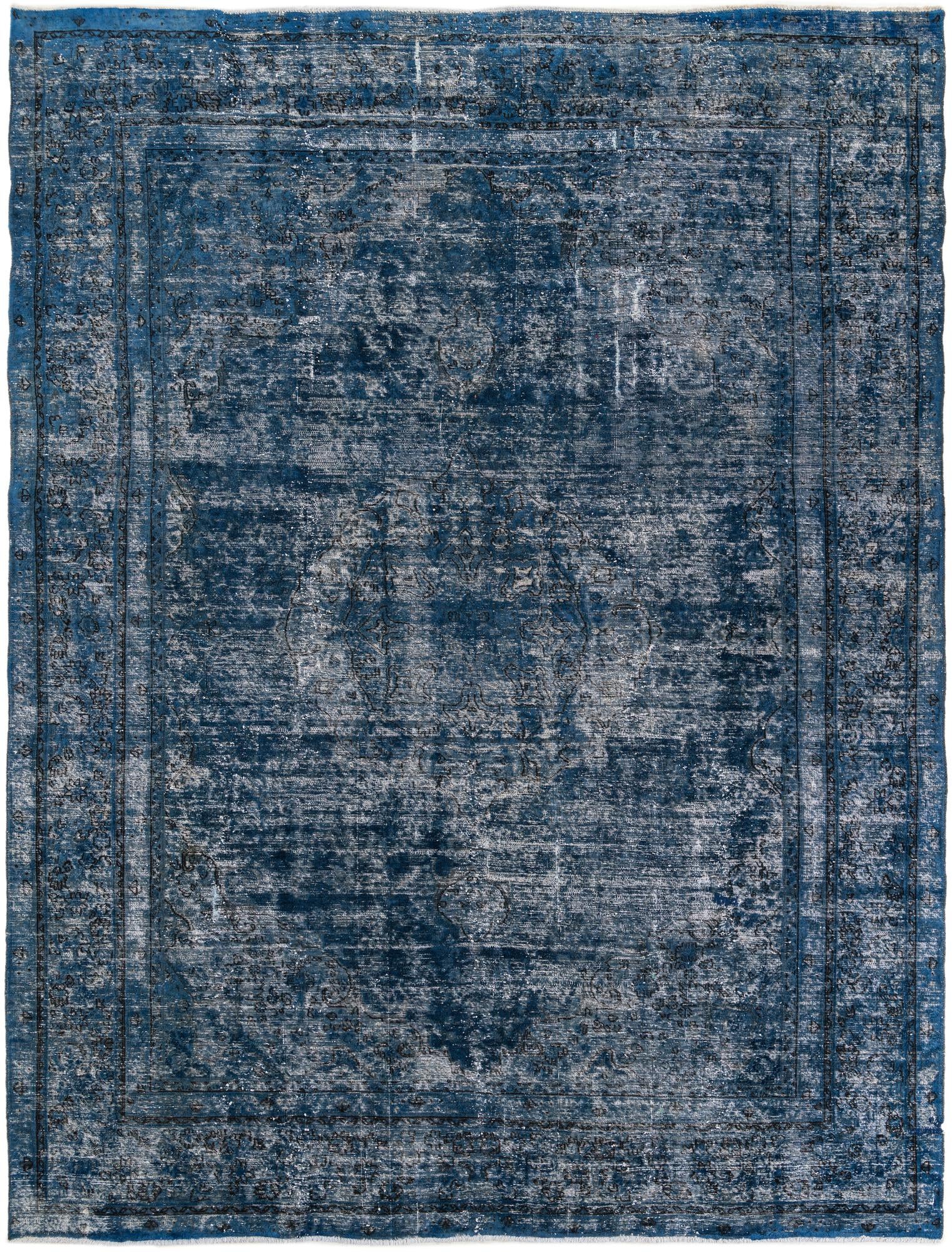 9' x 12' Hand Knotted Ultra Vintage Persian Wool Rug