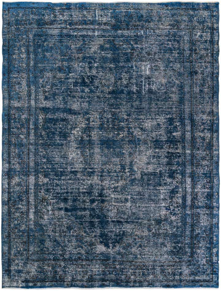 9' x 12' Hand Knotted Ultra Vintage Persian Wool Rug