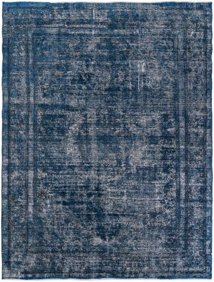 Detail image of 9' x 12' Hand Knotted Ultra Vintage Persian Wool Rug