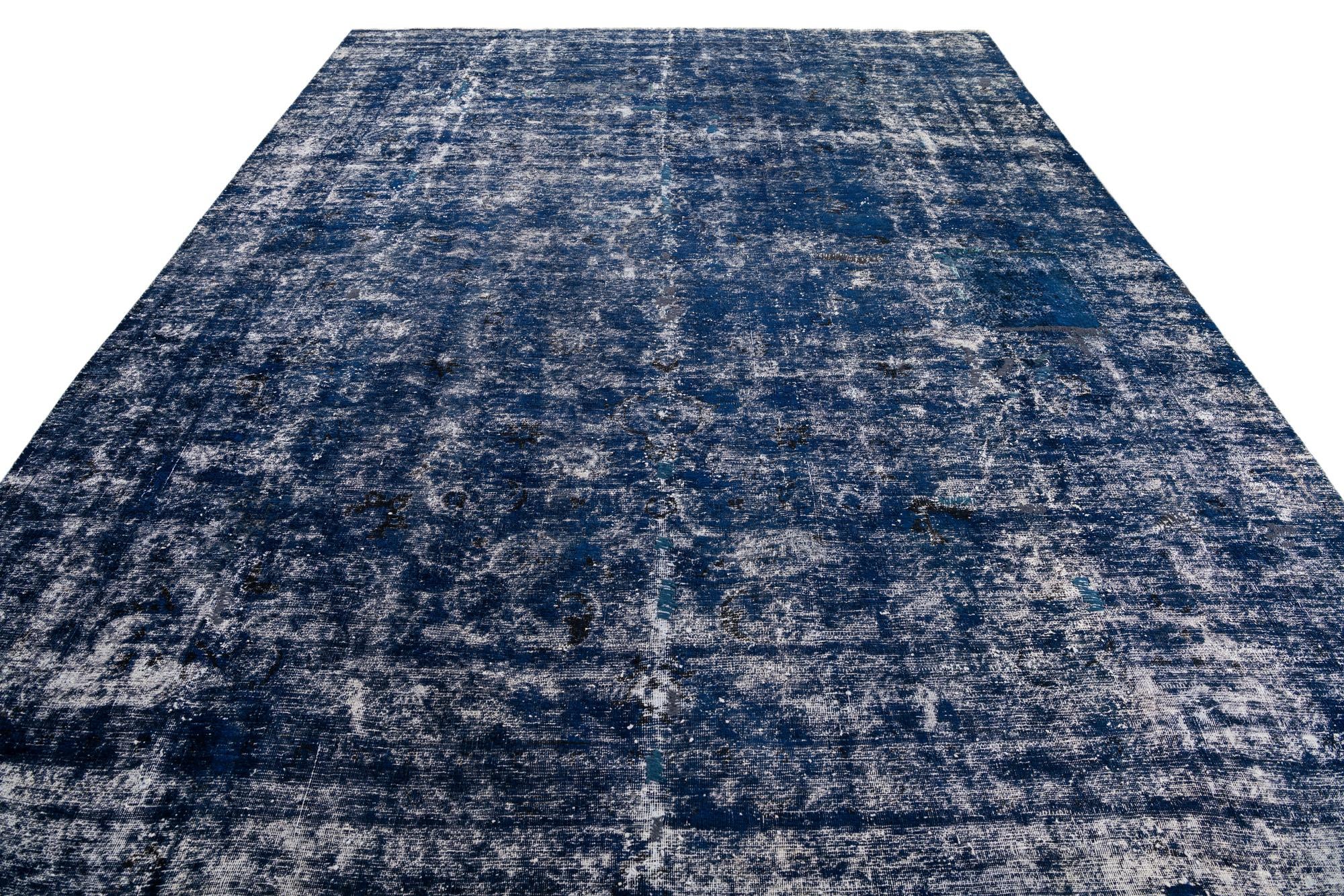8' 9 x 11' 6 Hand Knotted Ultra Vintage Persian Wool Rug