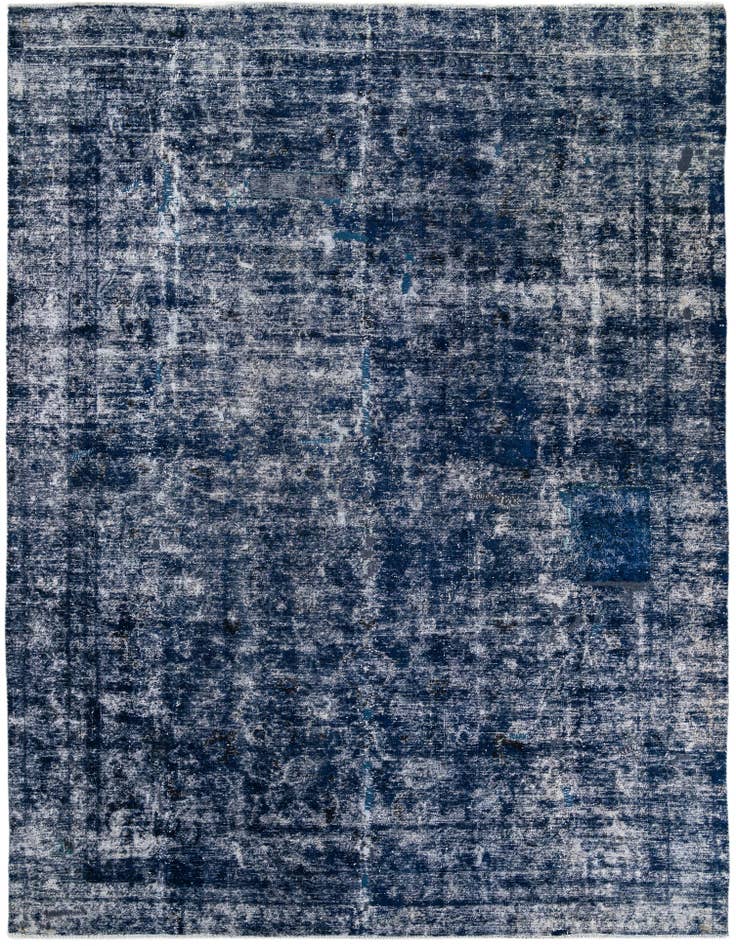 Detail image of 8' 9 x 11' 6 Hand Knotted Ultra Vintage Persian Wool Rug