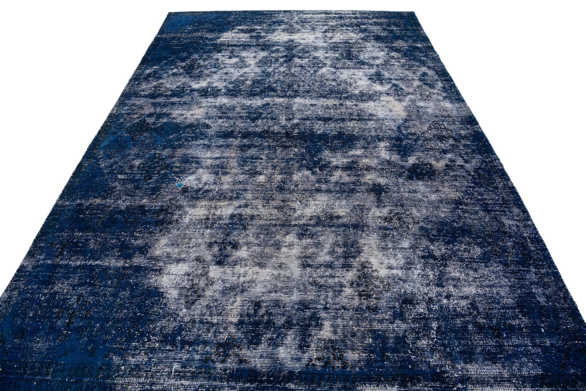 6' 8 x 10' 1 Hand Knotted Ultra Vintage Persian Wool Rug