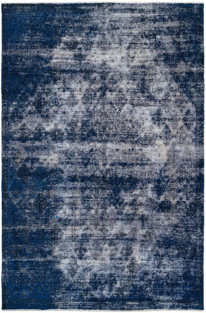 6' 8 x 10' 1 Hand Knotted Ultra Vintage Persian Wool Rug