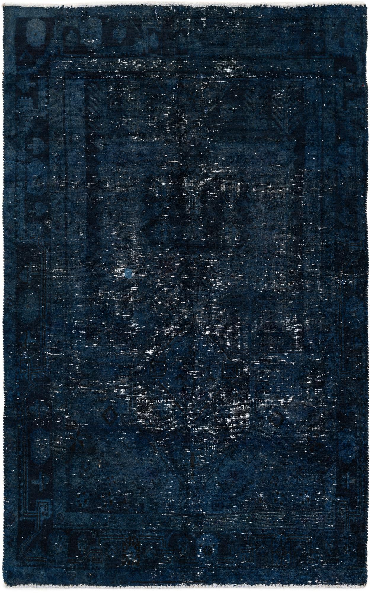 5' 2 x 7' 9 Hand Knotted Ultra Vintage Persian Wool Rug