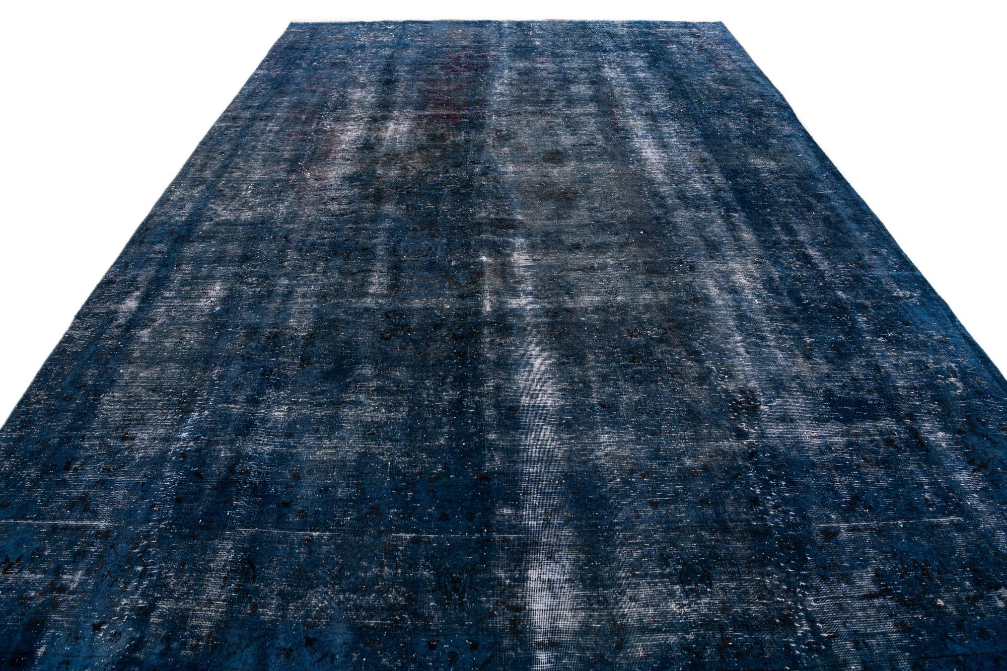 8' 6 x 12' 5 Hand Knotted Ultra Vintage Persian Wool Rug