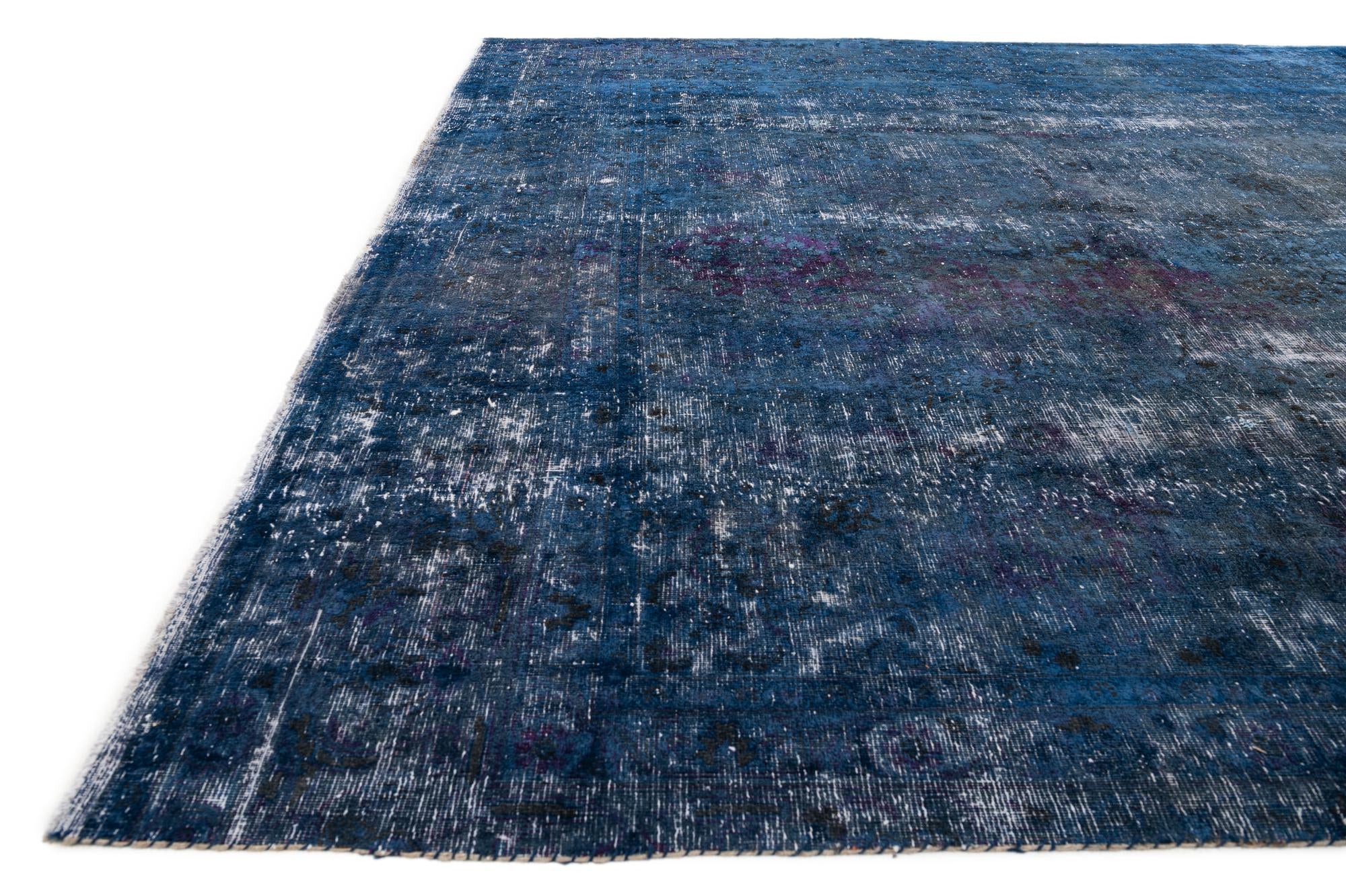 8' 6 x 12' 5 Hand Knotted Ultra Vintage Persian Wool Rug