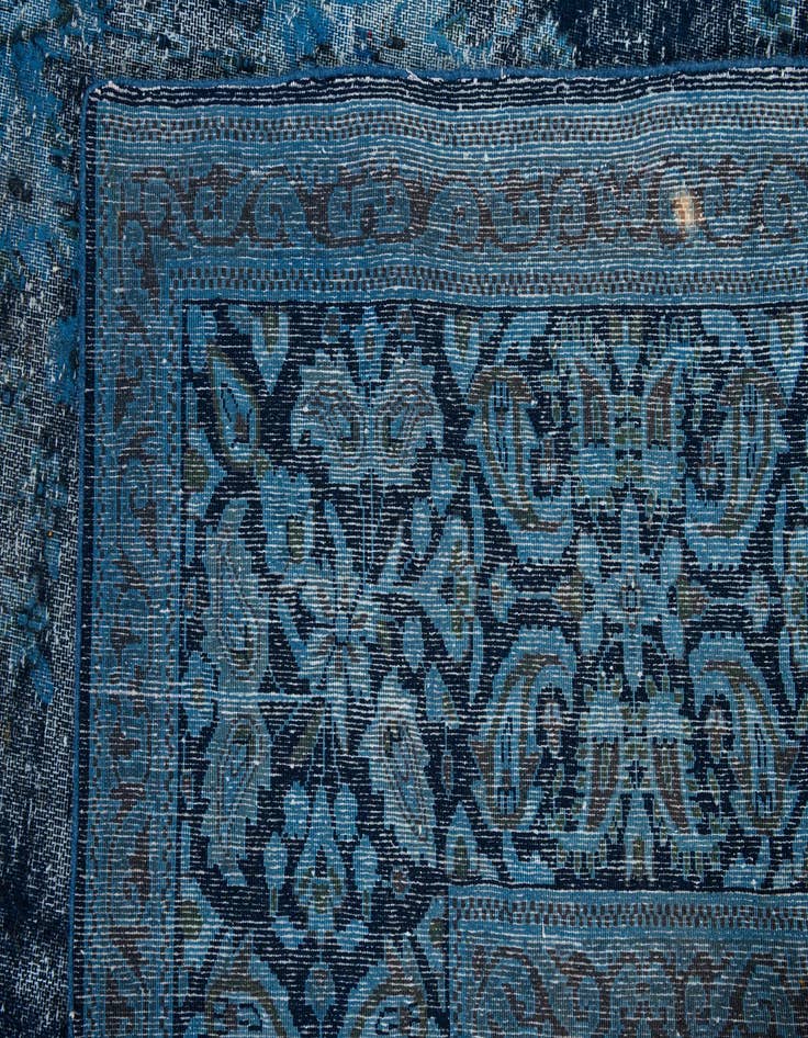 Detail image of 9' 5 x 13' 2  Hand Knotted Ultra Vintage Persian Wool Rug