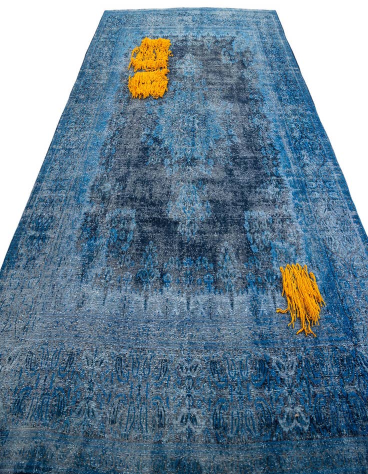 Detail image of 9' 5 x 13' 2  Hand Knotted Ultra Vintage Persian Wool Rug