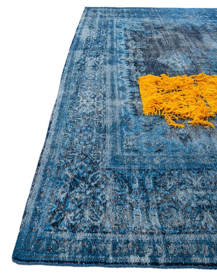 Detail image of 9' 5 x 13' 2  Hand Knotted Ultra Vintage Persian Wool Rug