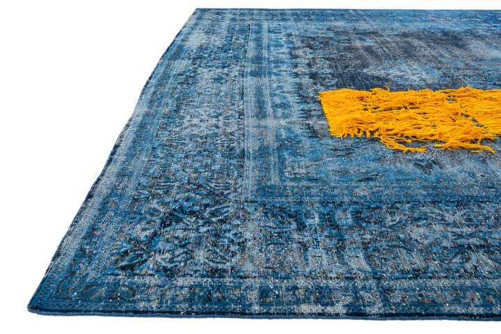 9' 5 x 13' 2 Hand Knotted Ultra Vintage Persian Wool Rug