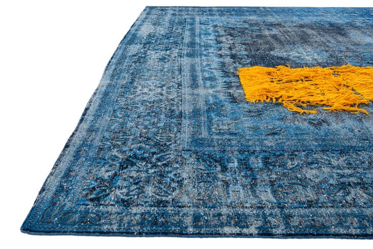 Detail image of 9' 5 x 13' 2 Hand Knotted Ultra Vintage Persian Wool Rug