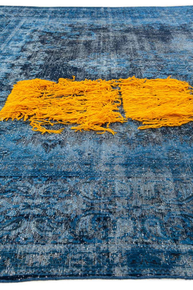 9' 5 x 13' 2 Hand Knotted Ultra Vintage Persian Wool Rug