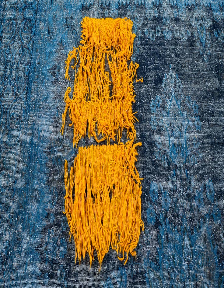 Detail image of 9' 5 x 13' 2  Hand Knotted Ultra Vintage Persian Wool Rug