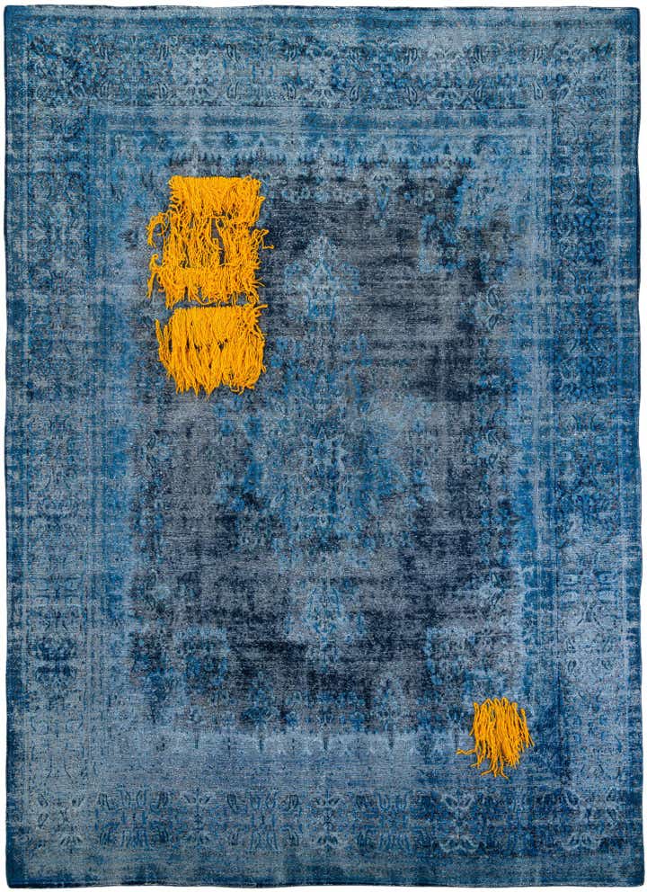 9' 5 x 13' 2 Hand Knotted Ultra Vintage Persian Wool Rug