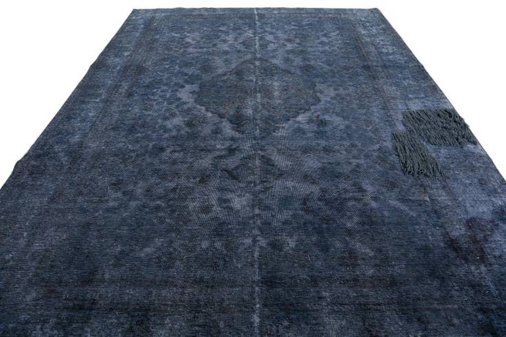 Detail image of 8' 10 x 11' 8 Hand Knotted Ultra Vintage Persian Wool Rug
