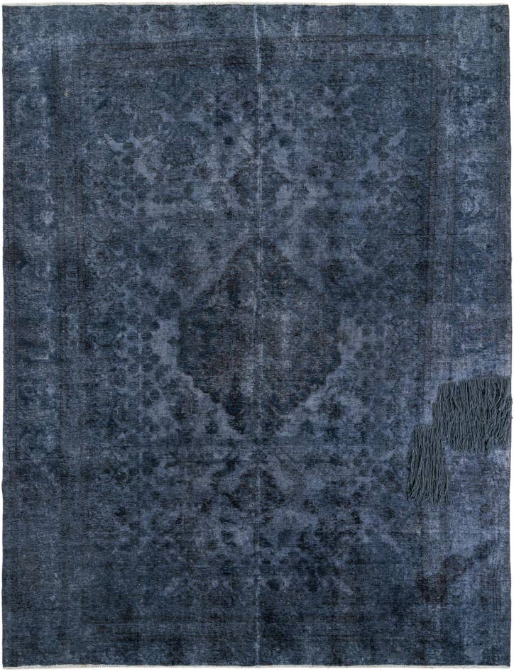 Detail image of 8' 10 x 11' 8 Hand Knotted Ultra Vintage Persian Wool Rug