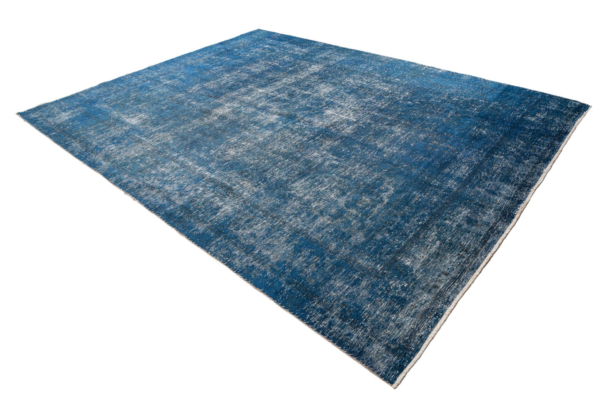 9' 1 x 11' 10 Hand Knotted Ultra Vintage Persian Wool Rug