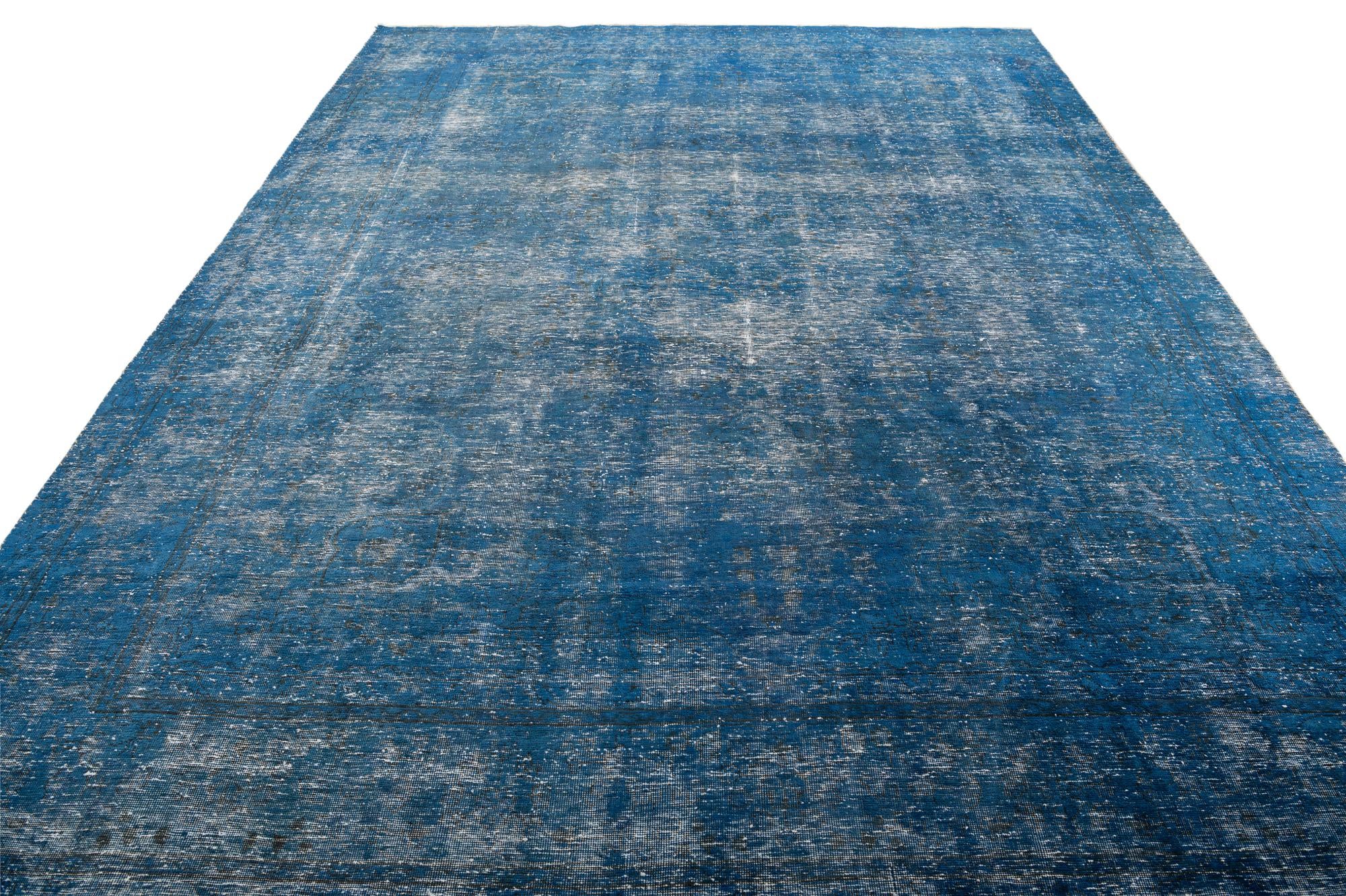 9' 1 x 11' 10 Hand Knotted Ultra Vintage Persian Wool Rug