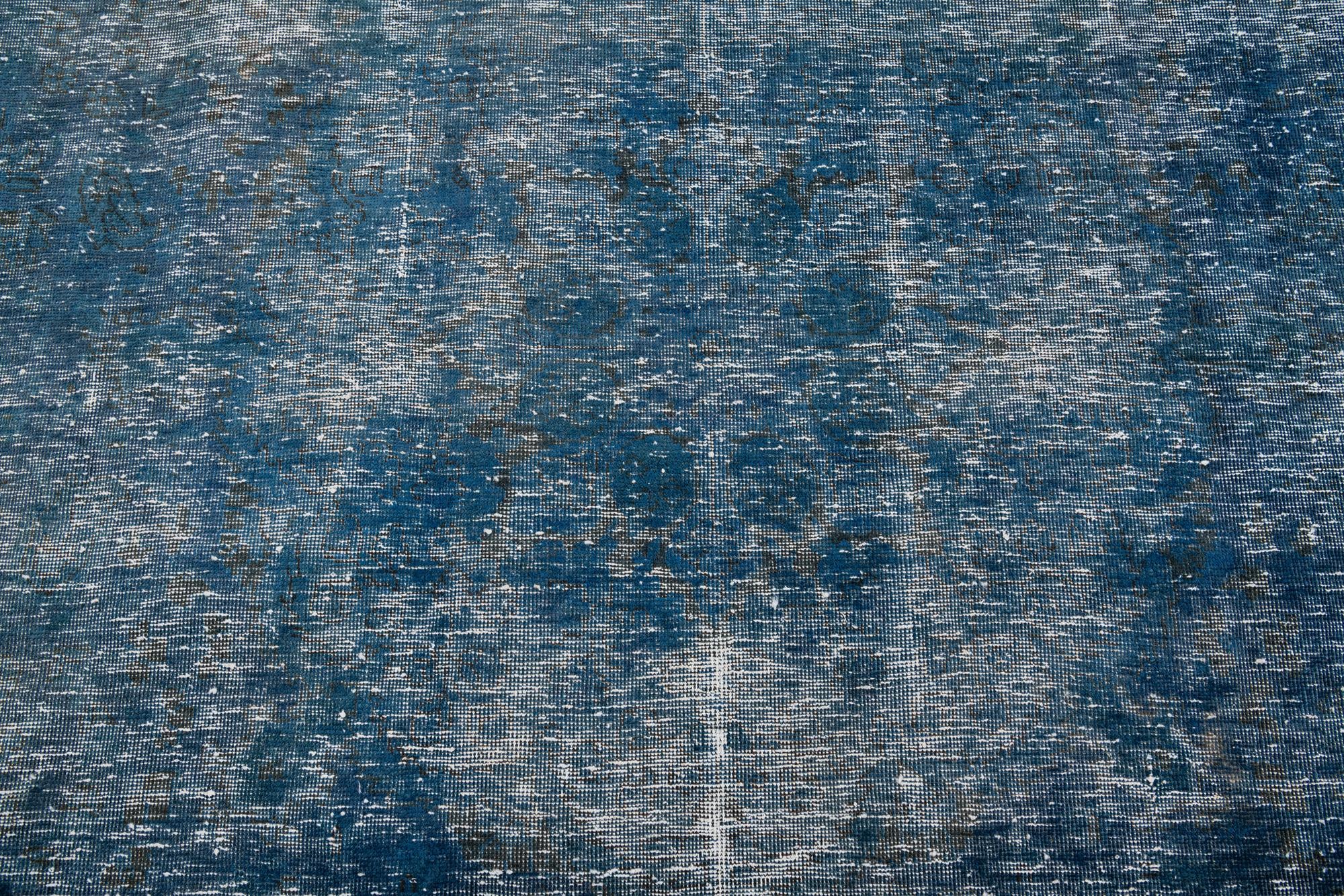 9' 1 x 11' 10 Hand Knotted Ultra Vintage Persian Wool Rug