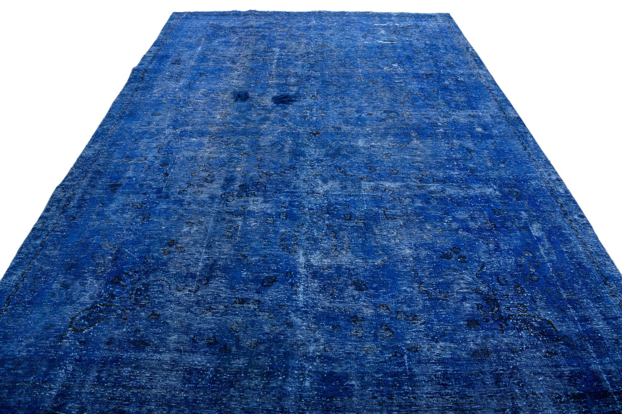 7' 5 x 10' 9 Hand Knotted Ultra Vintage Persian Wool Rug