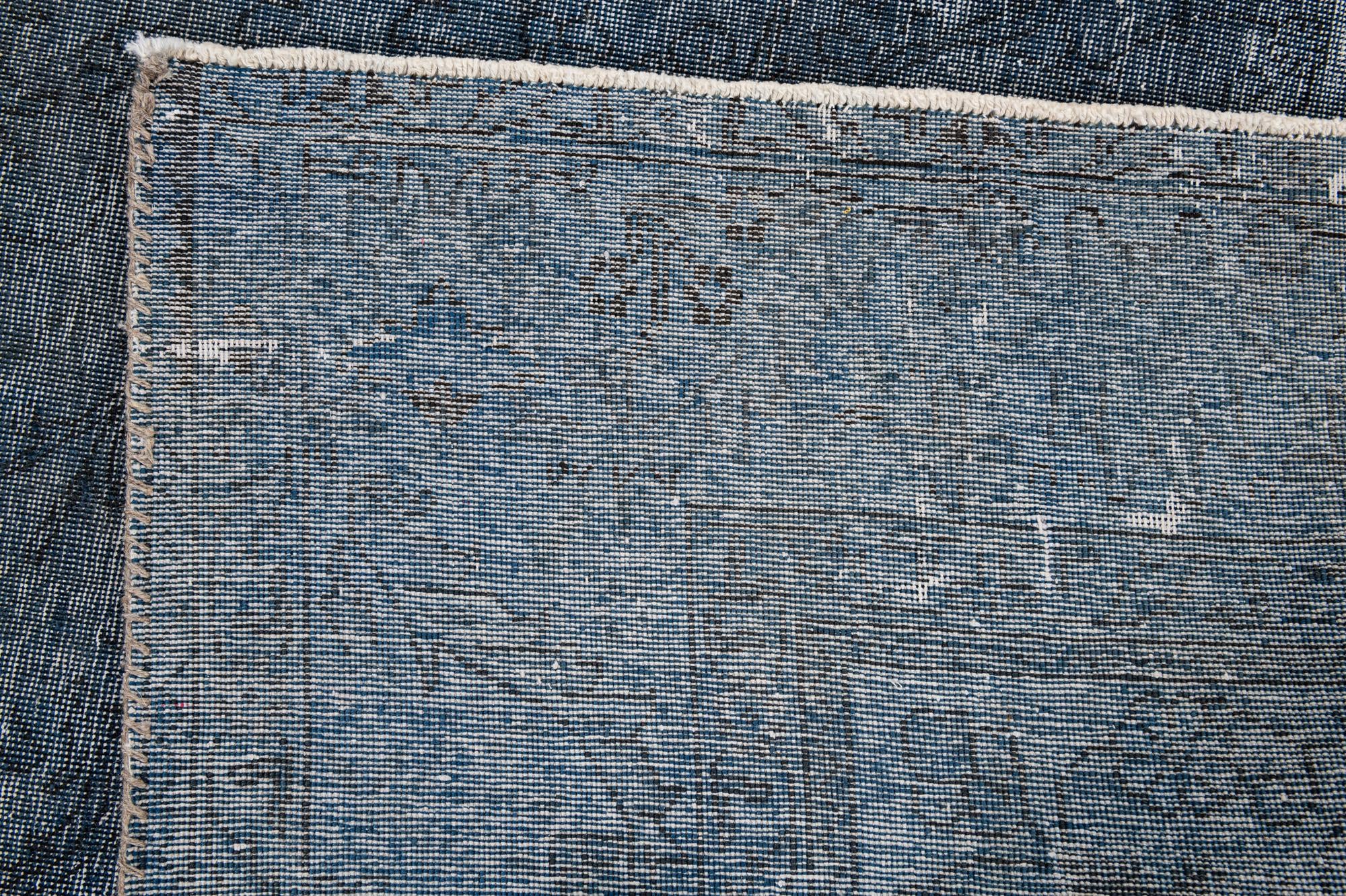 9' 2 x 10' 10 Hand Knotted Ultra Vintage Persian Wool Rug