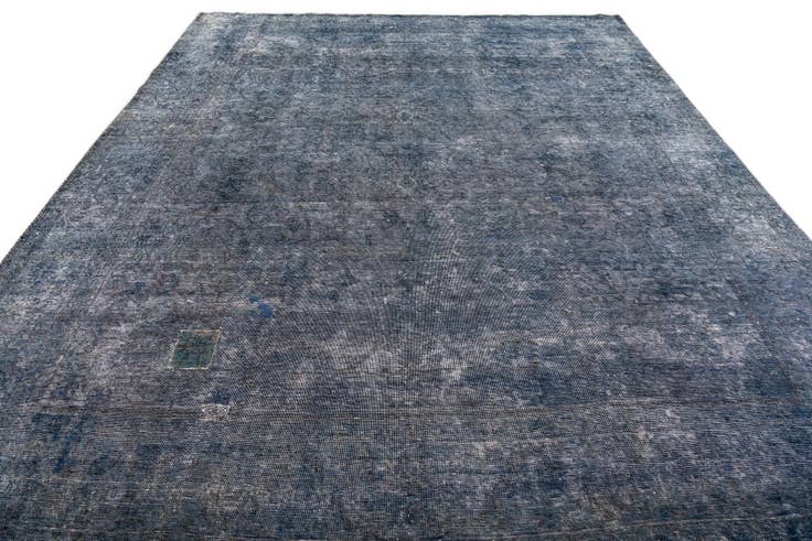 Detail image of 9' 2 x 10' 10 Hand Knotted Ultra Vintage Persian Wool Rug