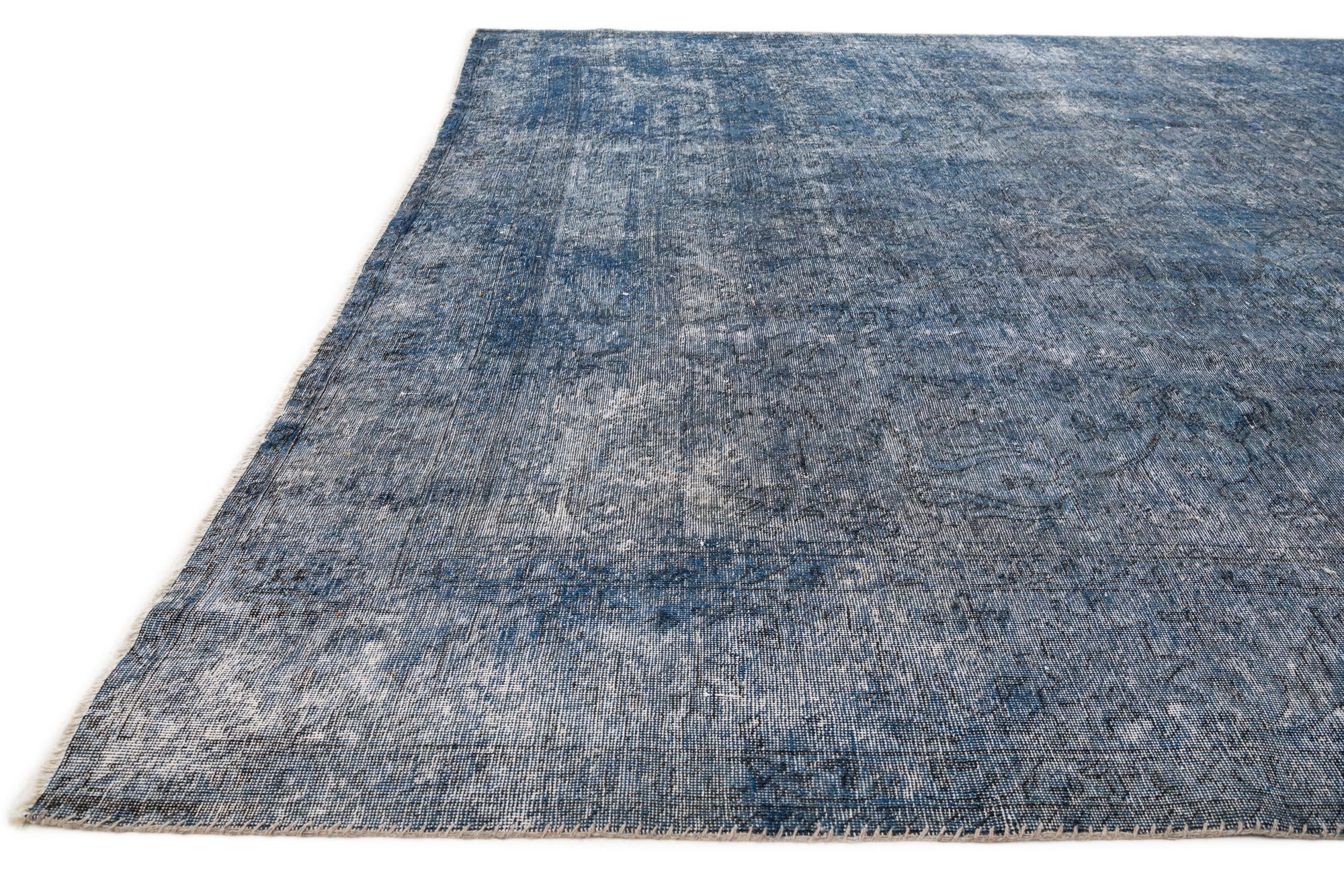 9' 2 x 10' 10 Hand Knotted Ultra Vintage Persian Wool Rug
