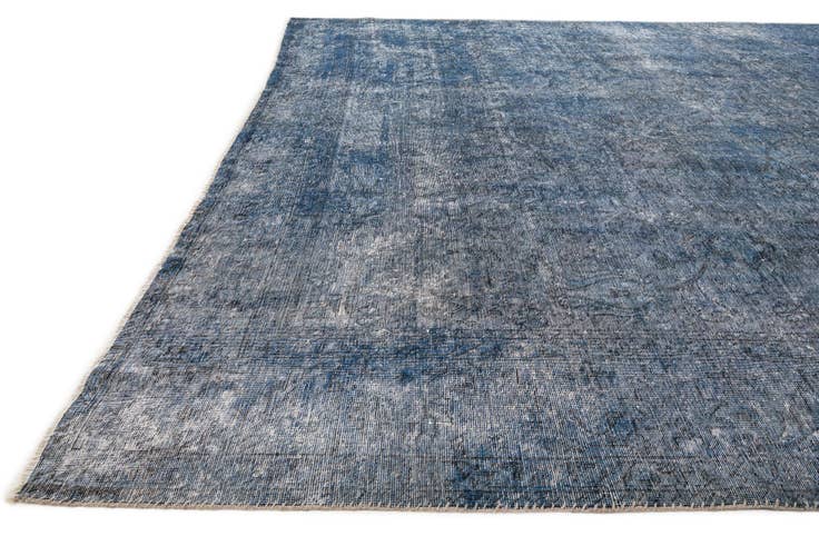 Detail image of 9' 2 x 10' 10 Hand Knotted Ultra Vintage Persian Wool Rug