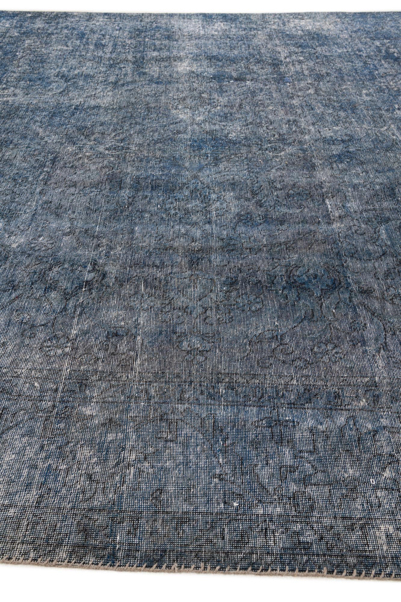 9' 2 x 10' 10 Hand Knotted Ultra Vintage Persian Wool Rug