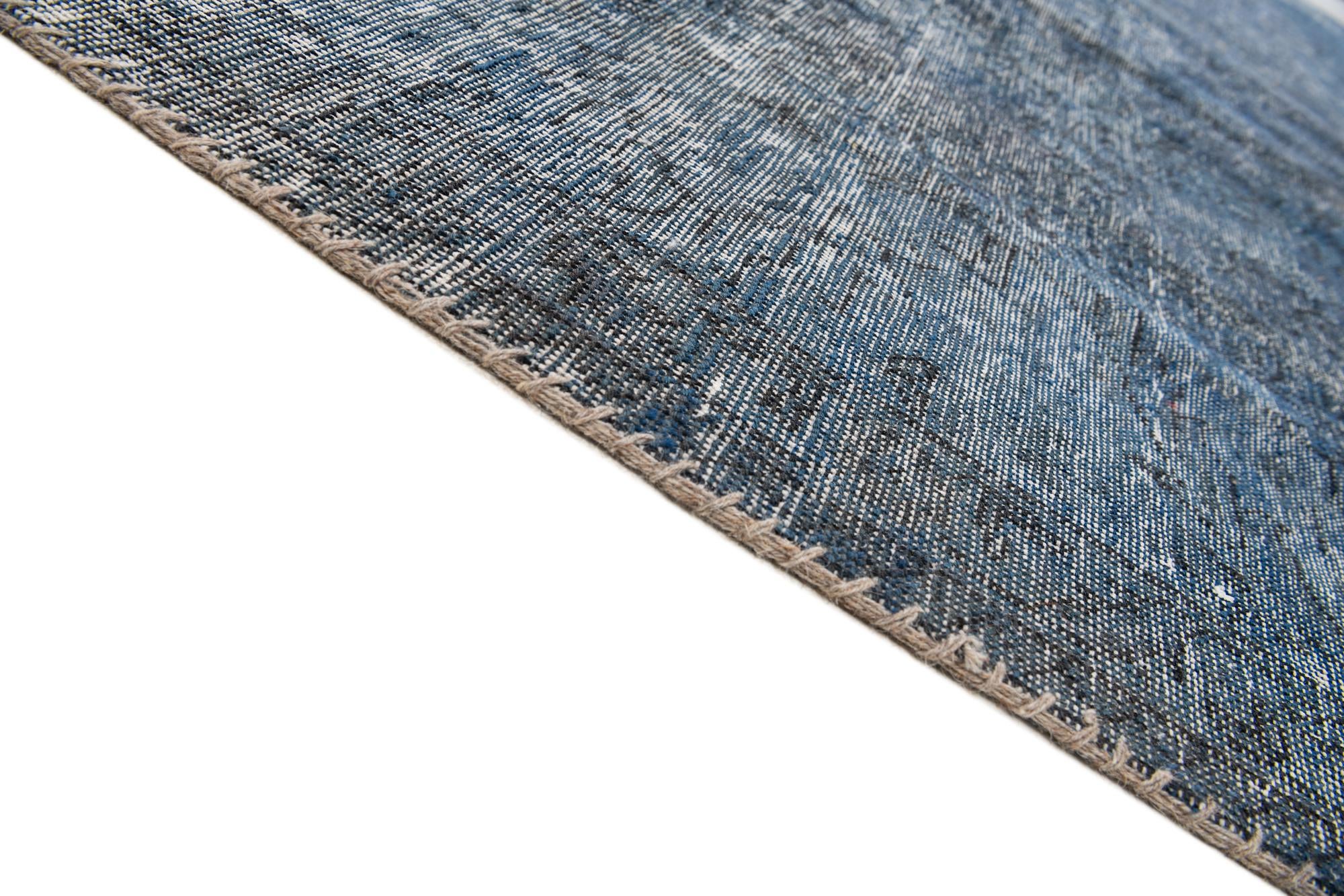 9' 2 x 10' 10 Hand Knotted Ultra Vintage Persian Wool Rug