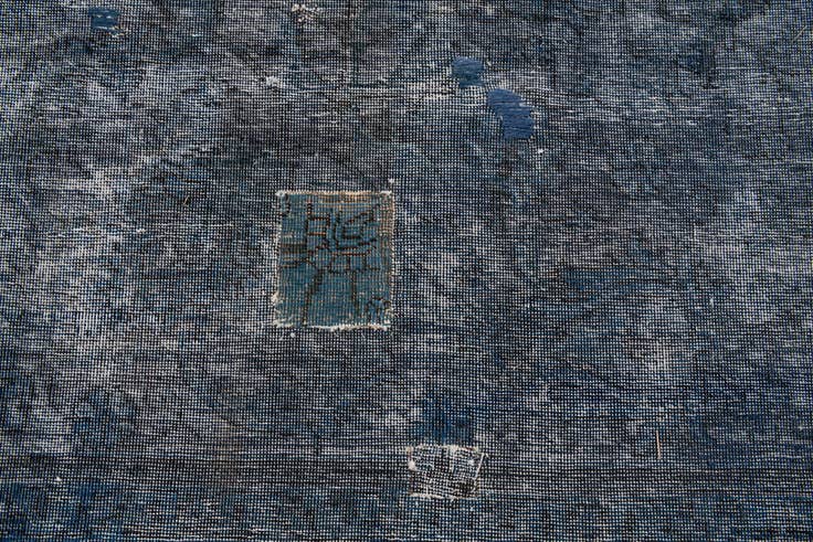 Detail image of 9' 2 x 10' 10 Hand Knotted Ultra Vintage Persian Wool Rug