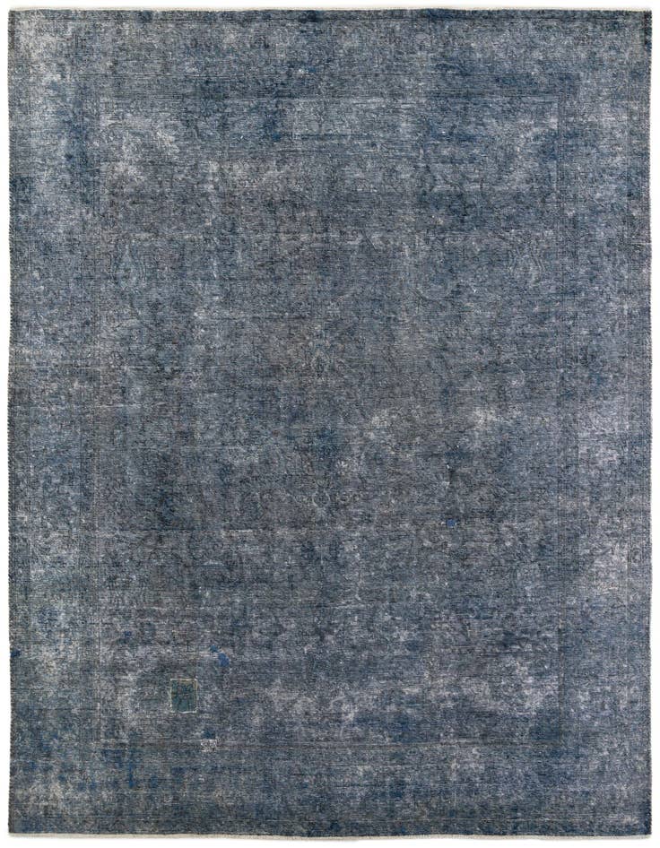 Detail image of 9' 2 x 10' 10 Hand Knotted Ultra Vintage Persian Wool Rug