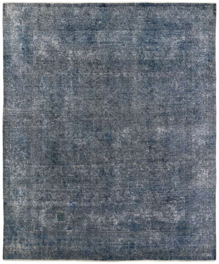 9' 2 x 10' 10 Hand Knotted Ultra Vintage Persian Wool Rug