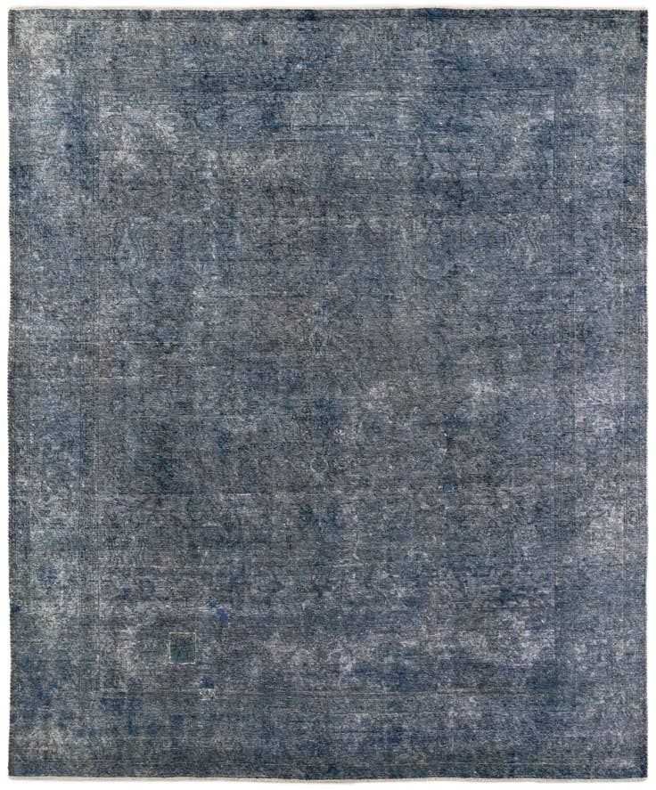 Detail image of 9' 2 x 10' 10 Hand Knotted Ultra Vintage Persian Wool Rug
