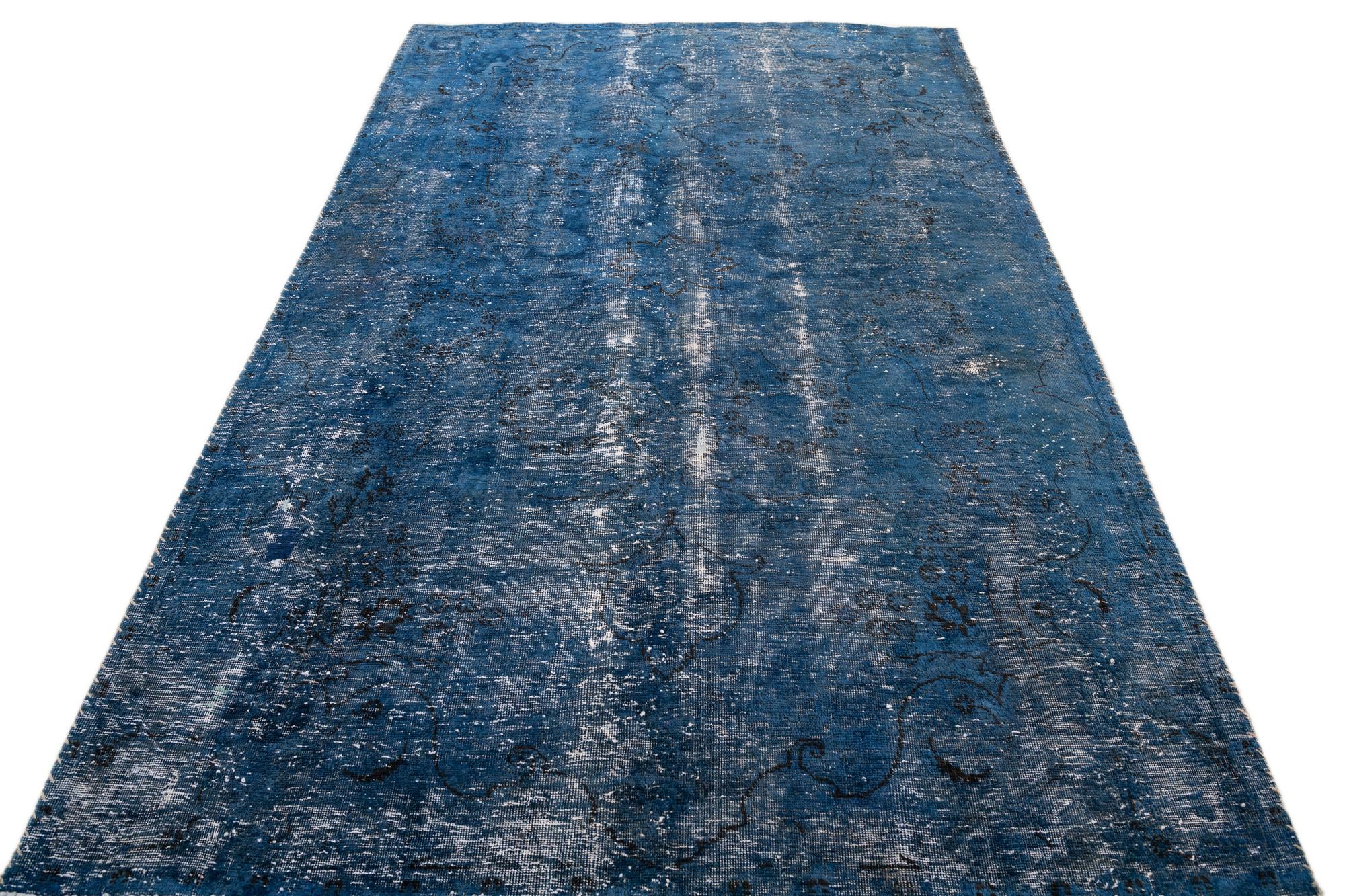 5' 4 x 8' 1 Hand Knotted Ultra Vintage Persian Wool Rug