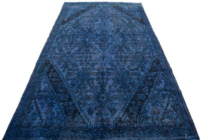 Detail image of 5' 2 x 8' 8 Hand Knotted Ultra Vintage Persian Wool Rug