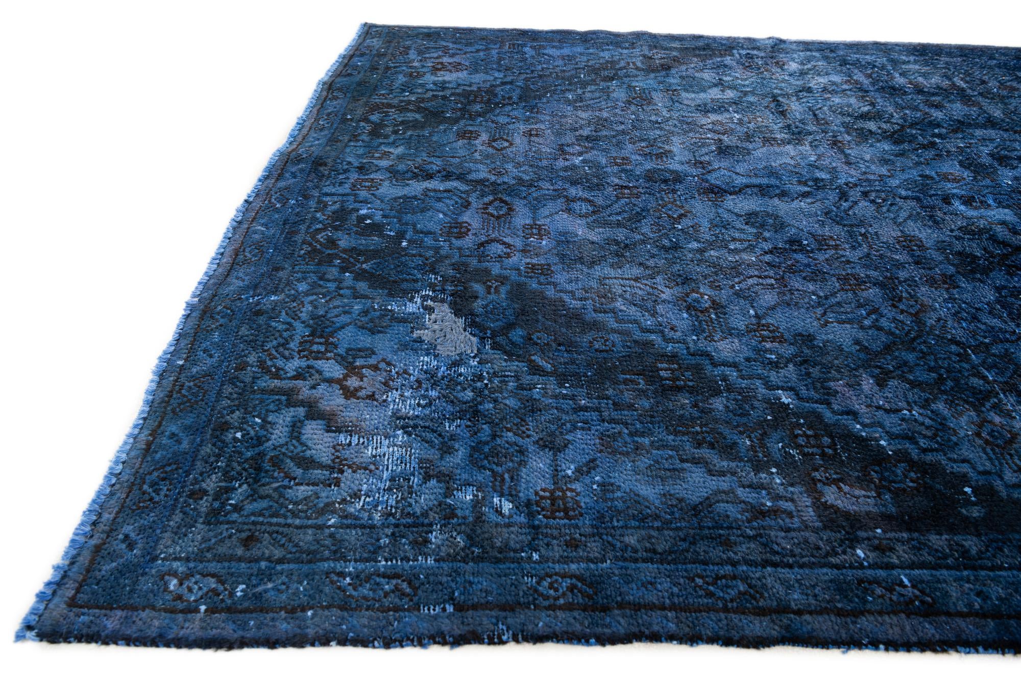 5' 2 x 8' 8 Hand Knotted Ultra Vintage Persian Wool Rug