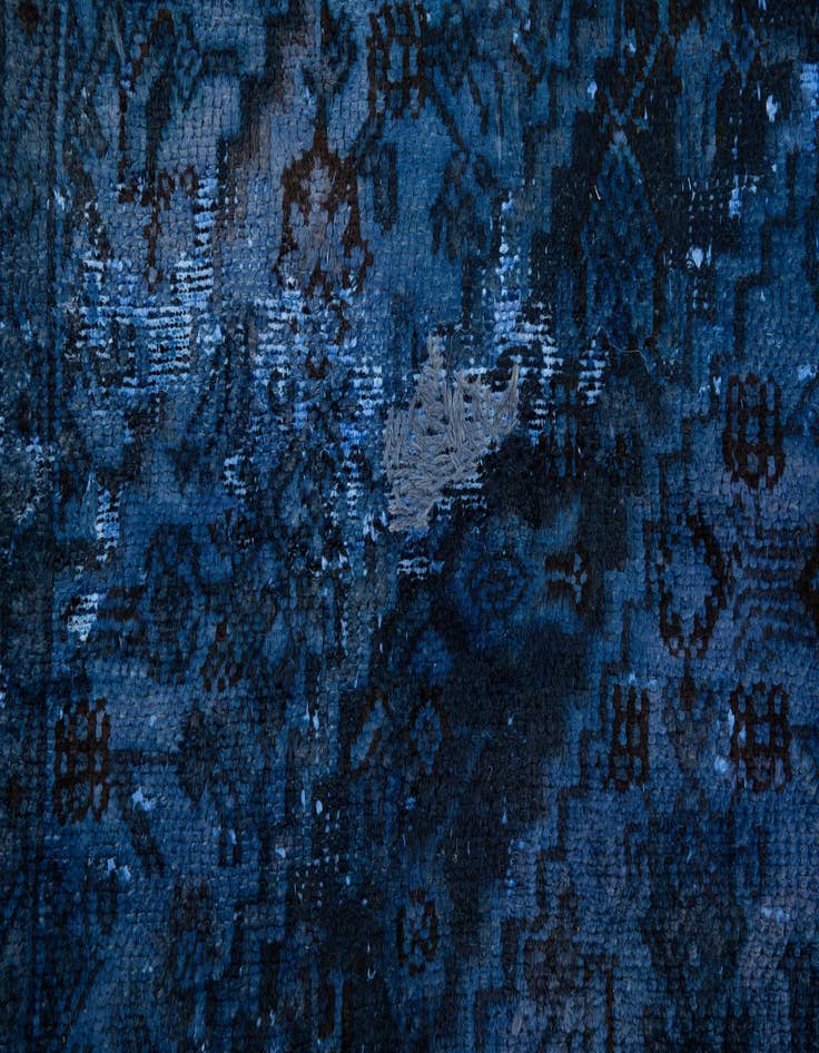 Detail image of 5' 2 x 8' 8  Hand Knotted Ultra Vintage Persian Wool Rug