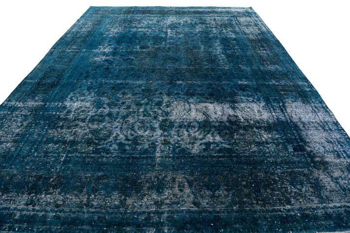 9' 4 x 12' 5 Hand Knotted Ultra Vintage Persian Wool Rug